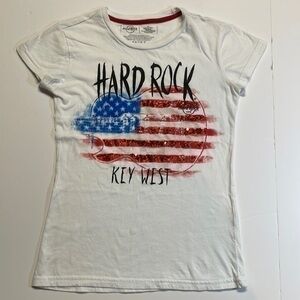 Hard Rock Cafe Key West woman’s short sleeve T-shirt. Size XS